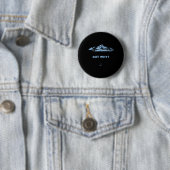 Pinguïn Maar Waarom Ronde Button 5,7 Cm (In situ)