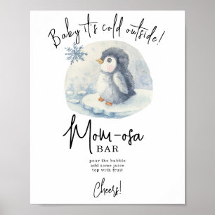 Pinguïn - mam-osa bar poster