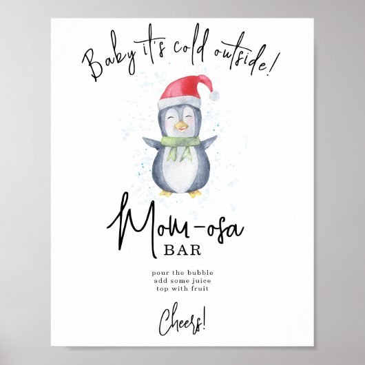 Pinguïn - mam-osa bar poster (Voorkant)