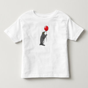 Pinguïn met ballon kinder shirts