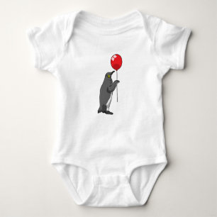 Pinguïn met ballon romper