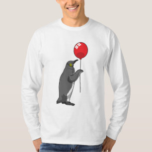 Pinguïn met ballon t-shirt