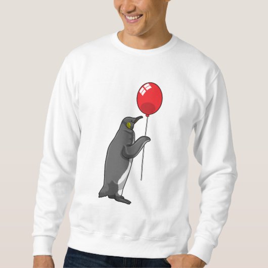 Pinguïn met ballon trui (Voorkant)