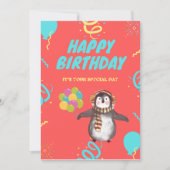 Pinguïn met ballonnen (Voorkant)