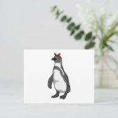 Pinguïn met Bandana Briefkaart (Staand voorkant)