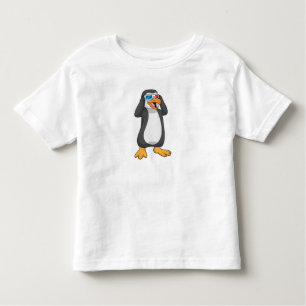 Pinguïn met bril kinder shirts