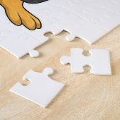 Pinguïn met bril legpuzzel (Zijkant)