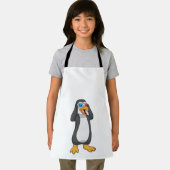 Pinguïn met bril schort (Insitu)