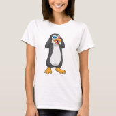 Pinguïn met bril t-shirt (Voorkant)