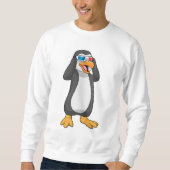 Pinguïn met bril trui (Voorkant)