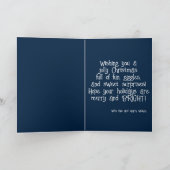 Pinguïn met Cadeaus Schattigee Kinder kerst Kaart (Binnen)