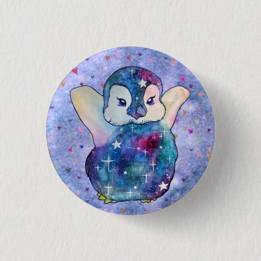 Pinguïn met de naam Button (Voorkant)