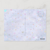 Pinguïn met de naam Button Briefkaart (Achterkant)