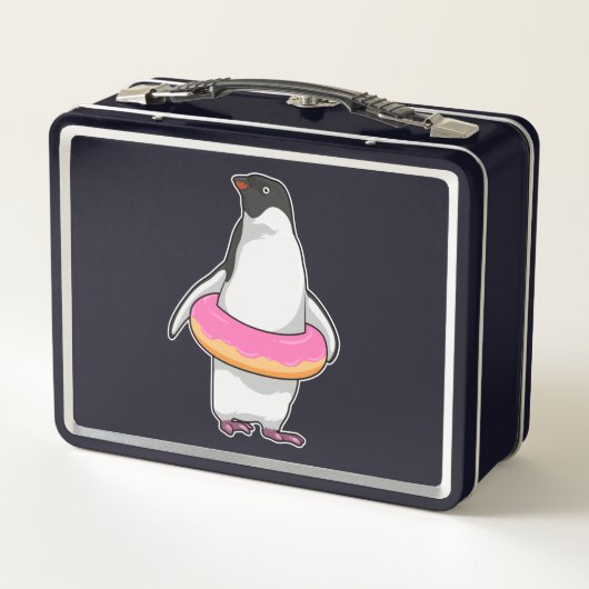 Pinguïn met Donut (Achterkant)