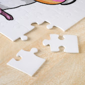 Pinguïn met Donut Legpuzzel (Zijkant)