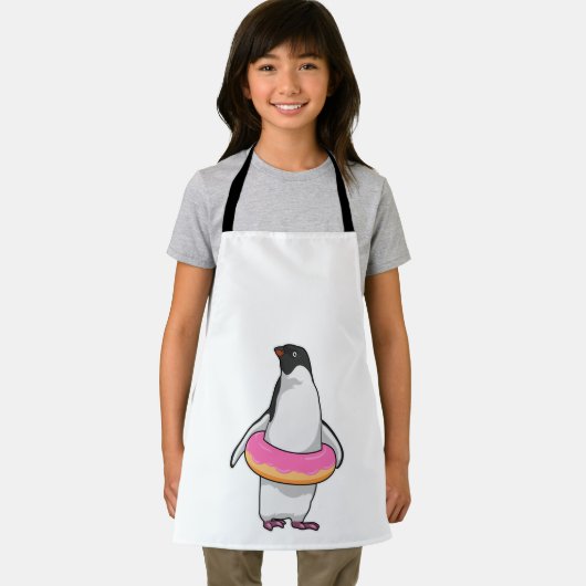 Pinguïn met Donut Schort (Insitu)