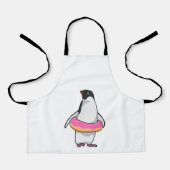 Pinguïn met Donut Schort (Voorkant)