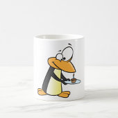 Pinguïn met een cupcake Mok