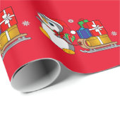 Pinguïn met geleide Cadeaus Cadeaupapier (Rol Hoek)