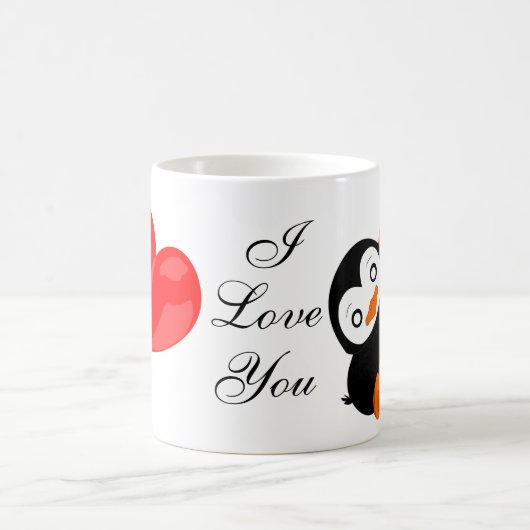 Pinguïn met hart - Mok (Center)