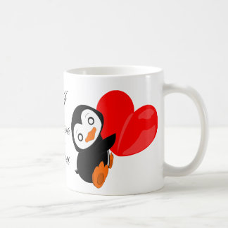 Pinguïn met hart - Mok