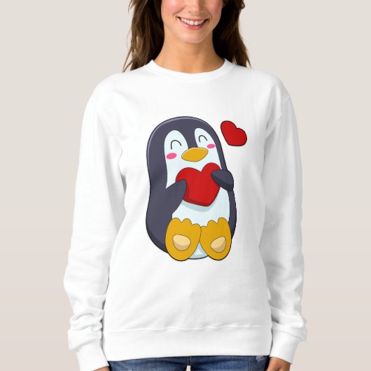 Pinguïn met hart trui (Voorkant)