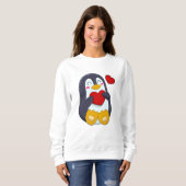 Pinguïn met hart trui (Voorkant volledig)