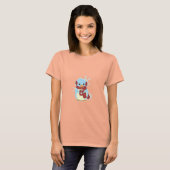 Pinguïn met hete cacao t-shirt (Voorkant volledig)