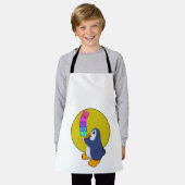 Pinguïn met ijs schort (Gedragen)