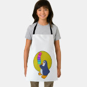 Pinguïn met ijs schort (Insitu)