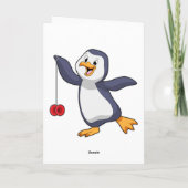 Pinguïn met Jojo Kaart (Achterkant)