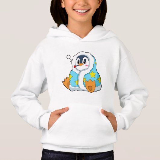 Pinguïn met klinische thermometer (Voorkant)