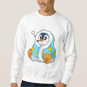 Pinguïn met klinische thermometer trui