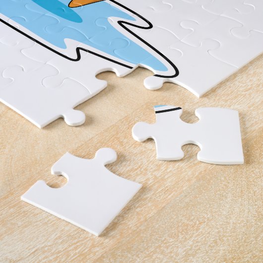 Pinguïn met Lifebuoy Legpuzzel (Zijkant)