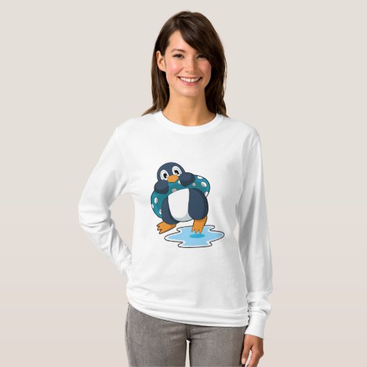 Pinguïn met Lifebuoy T-shirt (Voorkant volledig)