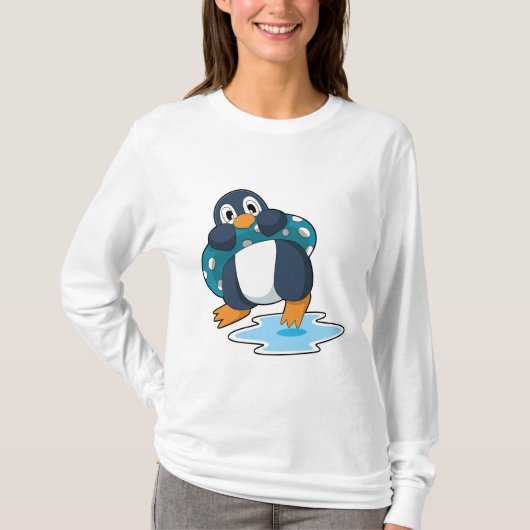 Pinguïn met Lifebuoy T-shirt (Voorkant)
