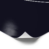 Pinguïn met Motiverend Bord - Mis het Niet Perfect Poster (Hoek)