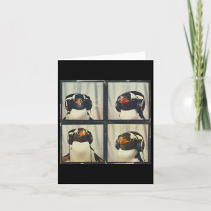 Pinguïn met oorbeschermers Autisme Sensorisch Auti Kaart