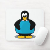 Pinguïn met overhemd muismat (Met muis)