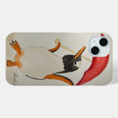 Pinguïn met paraplu Case-Mate iPhone case (Achterkant (horizontaal))