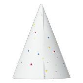 Pinguïn met roze ballon feesthoedjes (Achterkant)