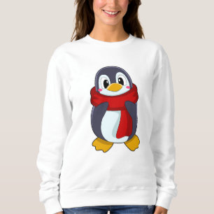 Pinguïn met sjaal trui