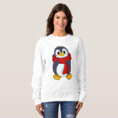Pinguïn met sjaal trui (Voorkant volledig)