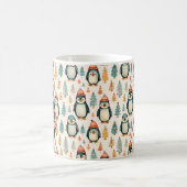  pinguïn met snoepjes kerst koffiemok (Center)