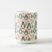  pinguïn met snoepjes kerst koffiemok (Center)
