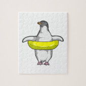 Pinguïn met Swim-ring Legpuzzel (Verticaal)