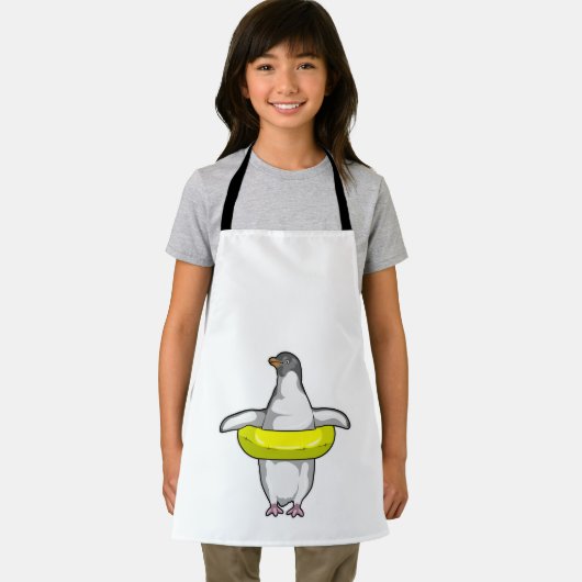 Pinguïn met Swim-ring Schort (Insitu)