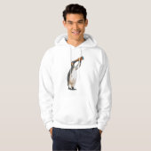 Pinguïn met telescoop hoodie (Voorkant volledig)