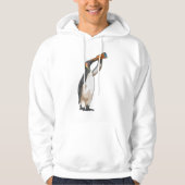 Pinguïn met telescoop hoodie (Voorkant)