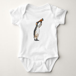 Pinguïn met telescoop romper